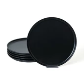 Keramika Mat Siyah Nordic Servis Tabağı 28 cm 6 Adet 956 - 6