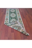 Algelsineve Çift Taraflı Eşme Desen Antik Kilim, yeşil - 3