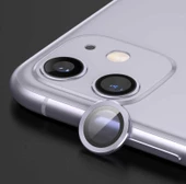 Apple iPhone 12 Kamera Lens Koruyucu Çerçeveli Koruyucu CL-02 - 8