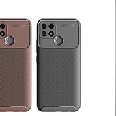 Oppo A15S Kılıf Karbon Silikon Case - 6