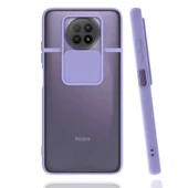 Xiaomi Redmi Note 9 5G Kılıf Kamera Kapatmalı Lensi Case - 11