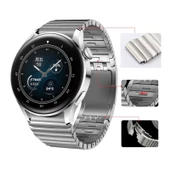 Samsung Galaxy Watch 46mm Kordon Baklalı Metal Kordon - 4