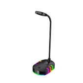 Masaüstü Mikrofon Oyuncu Mikrofonu Işıklı USB Giriş XMC-02 - 1