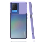 Oppo A54 4G Kılıf Kamera Kapatmalı Lensi Case - 11
