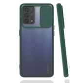 Oppo A74 4G Kılıf Kamera Kapatmalı Lensi Case - 10