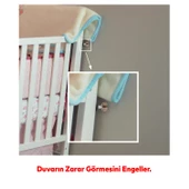 Baza Başlık Sabitleyici Yatak Kanepe Duvar Ses Titreşim Sallanma Önleyici Sabitleme Aparatı 2 Adet thumbnail 6