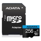 Adata 256GB Premier microSDXC Card with Adapter UHS-I Class10 V10 Hafıza Kartı - 1