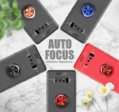 Samsung Galaxy Note 9 Kılıf Yüzüklü Magnetli Ravel Case - 12