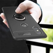 Xiaomi Mi 6X Kılıf Yüzüklü Magnetli Ravel Case - 3