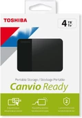 Toshiba 4TB Canvio Ready 2.5" Gen1 USB 3.2 Harici Harddisk (HDTP340EK3CA) - 2