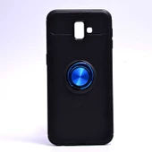 Samsung Galaxy J6 Plus Kılıf Yüzüklü Magnetli Ravel Case - 10