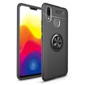 Huawei Y7 Prime 2019 Kılıf Yüzüklü Magnetli Ravel Case - 5
