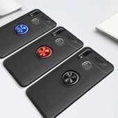 Huawei Y7 Prime 2019 Kılıf Yüzüklü Magnetli Ravel Case - 9