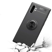 Samsung Galaxy Note 10 Plus Kılıf Yüzüklü Magnetli Ravel Case - 10