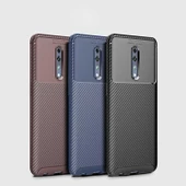 Oppo Reno Z Kılıf Karbon Silikon Case - 11