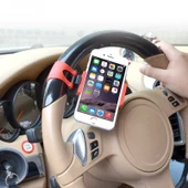 Araç Direksiyon Telefon Tutucu - 2