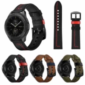 Huawei Honor Magic Watch 2 42mm Kordon Nubuk Deri Kordon - 11