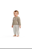 Bebek Pantolon ve Uzun Kollu Gömlek Takımı, %100 Organik Pamuk, Bebek ve Yenidoğan Serisi - CSY2013 - 4