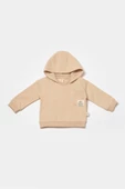 Bebek Kapüşonlu Sweatshirt ve Pantolon Seti, %100 Organik Pamuk, Bebek ve Yenidoğan Serisi - CSY8003 - 3