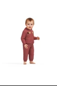 Bebek Kapüşonlu Ceket ve Pantolon Takımı, %100 Organik Pamuk, Bebek ve Yenidoğan Serisi - CSY8006 - 3