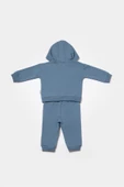Bebek Kapüşonlu Sweatshirt ve Pantolon Seti, %100 Organik Pamuk, Bebek ve Yenidoğan Serisi - CSY8001 - 2