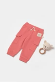 Bebek Cepli Pantolon, %100 Organik Pamuk, Bebek ve Yenidoğan Serisi - CSY8018 - 1