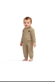 Bebek Kapüşonlu Ceket ve Pantolon Takımı, %100 Organik Pamuk, Bebek ve Yenidoğan Serisi - CSY8007 - 4