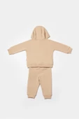 Bebek Kapüşonlu Ceket ve Pantolon Takımı, %100 Organik Pamuk, Bebek ve Yenidoğan Serisi - CSY8007 - 5