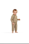 Bebek Kapüşonlu Ceket ve Pantolon Takımı, %100 Organik Pamuk, Bebek ve Yenidoğan Serisi - CSY8007 - 3