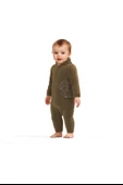Bebek Kapüşonlu Fermuarlı Tulum, %80 Organik Pamuk & %20 Polyester, Bebek ve Yenidoğan Serisi - CSYK6045 - 4