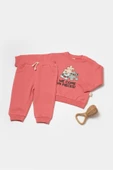 Bebek Uzun Kollu Tişört ve Pantolon Takımı, %100 Organik Pamuk, Bebek ve Yenidoğan Serisi - CSY8026 - 1
