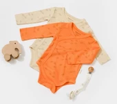 Bebek 2 Parça Kruvaze Body, Bebek ve Yenidoğan Serisi - CSYM11320 - 1