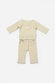 Bebek Uzun Kollu Tişört ve Pantolon Takım, %100 Pamuk, Bebek ve Yenidoğan Serisi - CSYM7024 - 2
