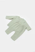 Bebek Kruvaze Uzun Kollu Tişört ve Pantolon Takım, %100% pamuk, Bebek ve Yenidoğan Serisi - CSYM7014 thumbnail 1