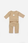 Bebek Uzun Kollu Tişört ve Pantolon Takım, %100 Pamuk, Bebek ve Yenidoğan Serisi - CSYM7026 - 2