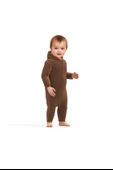 Bebek Kapüşonlu Fermuarlı Tulum, %80 Organik Pamuk & %20 Polyester, Bebek ve Yenidoğan Serisi - CSYK6044 - 7