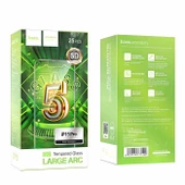 Polham 25 ADET Set iPhone 15 Pro Ekran Koruyucu 9H Parmak İzi Bırakmaz 0,4MM Full Kaplama HD Cam - 2