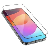 Polham 25 ADET Set iPhone 15 Pro Ekran Koruyucu 9H Parmak İzi Bırakmaz 0,4MM Full Kaplama HD Cam - 1