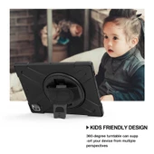 Apple iPad Pro 12.9 5. Nesil 2021 Kılıf Defender Askılı Zırhlı Tank Case A2378 A2379 A2461 A2462 - 5