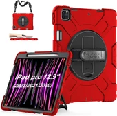 Apple iPad Pro 12.9 5. Nesil 2021 Kılıf Defender Askılı Zırhlı Tank Case A2378 A2379 A2461 A2462 - 2