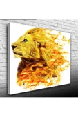 Aslan Kral Canvas Tablo (50x70) thumbnail 1