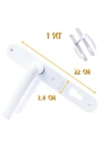 Kupa PVC Pimapen Kapı Kolu - Yale - 1 Takım - 1
