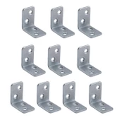 Mobilya Eşya Dolap Duvara Sabitleyici Köşebent Bağlantı Aparatı L Demiri Gönye 30x30x20 Mm (10 ADET) - 2
