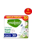Molped Pure&Soft Hijyenik Ped Mega Fırsat Gece 240 Adet - 1