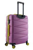 Louisiana Polo Orta Ve Kabin Boy 2'li Valiz Seti  4x2 Teker Pembe 1164 - 3