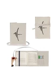 Hiç Hiçlik Nakışlı Kitap - Tablet - Ebook Çantası / Kılıfı - 1