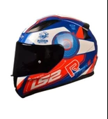 LS2 Rapid Stratus Mavi - Kırmızı - Beyaz Kask ( Siyah +Şeffaf Cam ) thumbnail 1