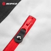 SCOYCO JK152 4 MEVSİM MONT DERİ KIRMIZI - 9