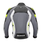 SCOYCO JK152 4 MEVSİM MONT DERİ SARI - 5