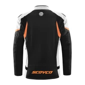 SCOYCO JK176 4 MEVSİM MONT SİYAH-BEYAZ-TURUNCU thumbnail 3